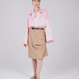 Mid-height Beige Skirt