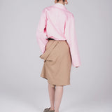 Mid-height Beige Skirt