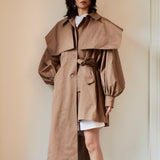 Asymmetric Trench coat